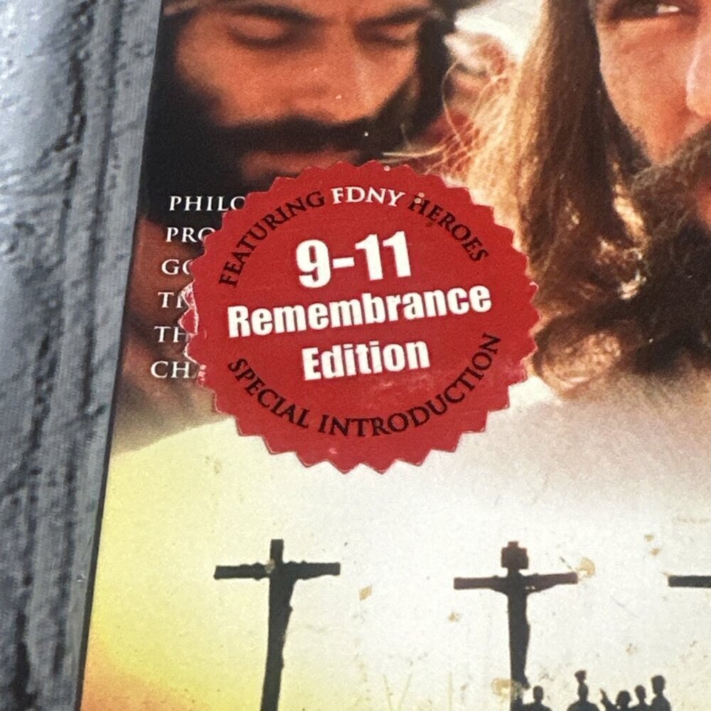 Jesus VHS Movie 9-11 Remembrance Edition Warner Brother FDNY Spanish & English - Picture 3 of 7